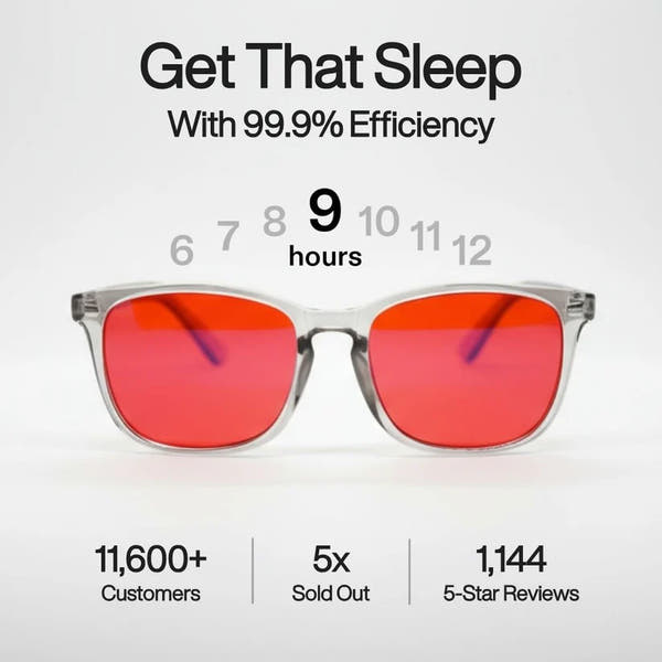 Avenor™ Unisex Red Lens Blue Light Glasses